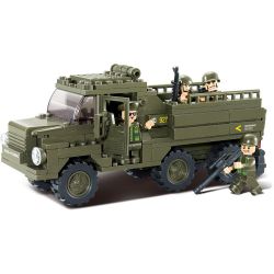 SLUBAN M38-B0301 B0301 0301 M38B0301 38-B0301 non  QUÂN NHÂN CHUYÊN CHỞ bộ đồ chơi xếp lắp ráp ghép mô hình Land Forces 2 Sức Mạnh Mặt Đất 230 khối