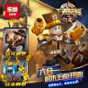 LEPIN 03042A 03042B 03042C 03042D 03042E 03042F non  MINIFIGURE 6 MÔ HÌNH TRONG 1 PHÙ HỢP BẠO CHÚA bộ đồ chơi xếp lắp ráp ghép mô hình King Of Glory Hegemony Game Liên Quân