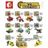 SEMBO SD9013 9013 non  ĐỘI KỸ THUẬT ĐÔ THỊ 10 MÔ HÌNH bộ đồ chơi xếp lắp ráp ghép mô hình Build Team Đội Xây Dựng 208 khối