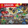 LELE 31104 non  QUÂN ĐOÀN CƠ GIỚI 4 bộ đồ chơi xếp lắp ráp ghép mô hình Super Heroes NICK KNIGHTS MASTERS OF SPINJITZU Siêu Nhân Anh Hùng 283 khối