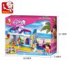 SLUBAN M38-B0603 B0603 0603 M38B0603 38-B0603 non  CỬA HÀNG ĐỒ BƠI bộ đồ chơi xếp lắp ráp ghép mô hình Girl's Dream BEACH SHOP Giấc Mơ Con Gái 180 khối