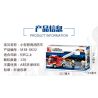 SLUBAN M38-0632 0632 M380632 38-0632 non  XE CỨU HỎA NHỎ ĐI LÊN bộ đồ chơi xếp lắp ráp ghép mô hình Fire Rescure SAMLL FIRE TRUCK 136 khối