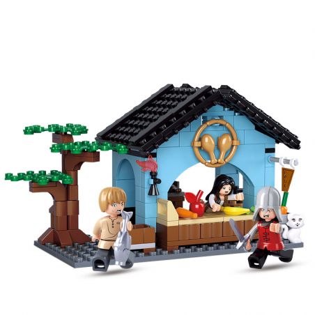 SLUBAN M38-B0612 B0612 0612 M38B0612 38-B0612 non  CỬA HÀNG NGUYÊN LIỆU TƯƠI bộ đồ chơi xếp lắp ráp ghép mô hình Legend Warriors Chiến Binh Huyền Thoại 206 khối