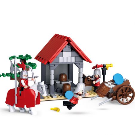 SLUBAN M38-B0613 B0613 0613 M38B0613 38-B0613 non  TRẠM CẤP NƯỚC bộ đồ chơi xếp lắp ráp ghép mô hình Legend Warriors Chiến Binh Huyền Thoại 237 khối