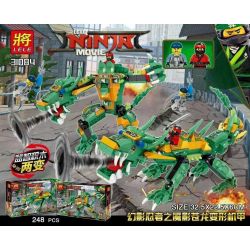 LELE 31084 non  PHANTOM NINJA DEMON SHADOW DRAGON TRANSFORMATION MECH bộ đồ chơi xếp lắp ráp ghép mô hình The  Ninjago Movie THE LELE NINJA MOVIE Ninja Lốc Xoáy 248 khối