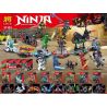 LELE 31103 non  NINJA 8-TRONG-1 CỔ VẬT ĐẠI MINIFIGURE LOẠI bộ đồ chơi xếp lắp ráp ghép mô hình Super Heroes NINJA MASTERS OF SPINJITZ Siêu Nhân Anh Hùng