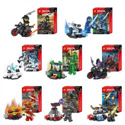 LELE 31103 non  NINJA 8-TRONG-1 CỔ VẬT ĐẠI MINIFIGURE LOẠI bộ đồ chơi xếp lắp ráp ghép mô hình Super Heroes NINJA MASTERS OF SPINJITZ Siêu Nhân Anh Hùng