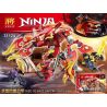 LELE 31124 non  RAIBEI PHOENIX. bộ đồ chơi xếp lắp ráp ghép mô hình The  Ninjago Movie NINJA MASTERS OF SPINJITZ Ninja Lốc Xoáy 185 khối