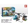 SHENG YUAN SY SD9509 9509 non  TRỰC THĂNG TÌM KIẾM VÀ GIẢI CỨU CON TIN bộ đồ chơi xếp lắp ráp ghép mô hình Future Police Cảnh Sát Tương Lai 165 khối
