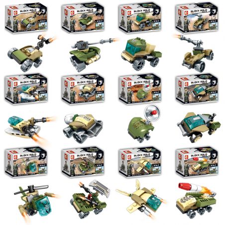 SEMBO 11501 11502 11503 11504 11505 11506 11507 11508 11509 11510 11511 11512 non  SỰ KẾT HỢP CỦA UAV 12 TRONG DỰ ÁN VÀNG ĐEN bộ đồ chơi xếp lắp ráp ghép mô hình Black Gold Cuộc Chiến Vàng Đen 206 khối
