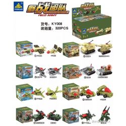 Kazi KY008 non  8 LỰC LƯỢNG HIỆN TRƯỜNG bộ đồ chơi xếp lắp ráp ghép mô hình Mini Modular FIELD ARMY Đường Phố Thu Nhỏ