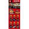 SHENG YUAN SY SY799A 799A SY799B 799B SY799C 799C SY799D 799D SY799E 799E SY799F 799F non  GOLDEN EGG FLYING NINJA MÁY BAY 6 LOẠI bộ đồ chơi xếp lắp ráp ghép mô hình The  Ninjago Movie NINJA NINJA MASTER Ninja Lốc Xoáy