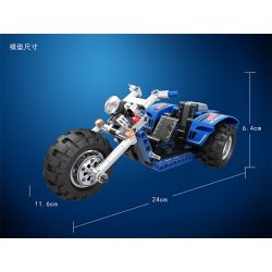 Winner 7081 non  XE BA BÁNH bộ đồ chơi xếp lắp ráp ghép mô hình  Kỹ Thuật Công Nghệ Cao Mô Hình Phương Tiện 178 khối