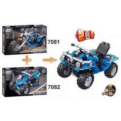 Winner 7081 non  XE BA BÁNH bộ đồ chơi xếp lắp ráp ghép mô hình  Kỹ Thuật Công Nghệ Cao Mô Hình Phương Tiện 178 khối