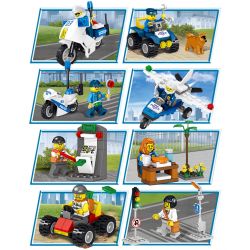 LELE 28002 non  8 XE CẤU HÌNH NHỎ bộ đồ chơi xếp lắp ráp ghép mô hình City Thành Phố