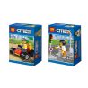 LELE 28002 non  8 XE CẤU HÌNH NHỎ bộ đồ chơi xếp lắp ráp ghép mô hình City Thành Phố