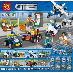LELE 28002 non  8 XE CẤU HÌNH NHỎ bộ đồ chơi xếp lắp ráp ghép mô hình City Thành Phố