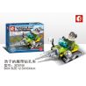 SEMBO SD9156 9156 non  XE KHOAN BÁNH XÍCH CỦA HAOZI bộ đồ chơi xếp lắp ráp ghép mô hình Rescue Team Đội Cứu Hộ 44 khối
