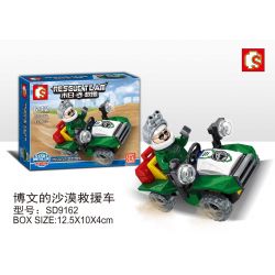 SEMBO SD9162 9162 non  XE CỨU HỘ SA MẠC CỦA BOWEN bộ đồ chơi xếp lắp ráp ghép mô hình Rescue Team Đội Cứu Hộ 42 khối