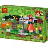 LELE 33138 non  PHIÊN BẢN KẾT HỢP CẢNH SUPER MARIO 4 bộ đồ chơi xếp lắp ráp ghép mô hình Minecraft Game Xây Dựng 274 khối