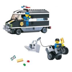 NOT  ARMOURED CAR ACTION 7033 Enlighten 127 Qman 127 xếp lắp ráp ghép mô hình HÀNH ĐỘNG TRÊN Ô TÔ BỌC THÉP XE World City Thành Phố Thế Giới 181 khối