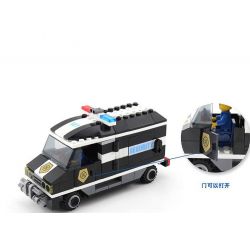 NOT  ARMOURED CAR ACTION 7033 Enlighten 127 Qman 127 xếp lắp ráp ghép mô hình HÀNH ĐỘNG TRÊN Ô TÔ BỌC THÉP XE World City Thành Phố Thế Giới 181 khối