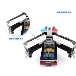 NOT  ARMOURED CAR ACTION 7033 Enlighten 127 Qman 127 xếp lắp ráp ghép mô hình HÀNH ĐỘNG TRÊN Ô TÔ BỌC THÉP XE World City Thành Phố Thế Giới 181 khối