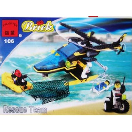 NOT  AERIAL RECOVERY 6462 Enlighten 106 Qman 106 xếp lắp ráp ghép mô hình PHỤC HỒI TRÊN KHÔNG Town Thị Trấn 194 khối