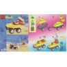 NOT  BEACH BUGGY 6437 Enlighten 0265 Qman 0265 xếp lắp ráp ghép mô hình BÃI BIỂN BUGGY XE Town Thị Trấn 28 khối