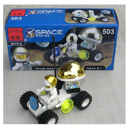 NOT  SPACE LUNAR ROVER 6463 Enlighten 503 Qman 503 xếp lắp ráp ghép mô hình LUNAR ROVER TÀU THÁM HIỂM MẶT TRĂNG Town Thị Trấn 36 khối