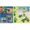 NOT  GREEN BUGGY 6707 Enlighten 0264 Qman 0264 xếp lắp ráp ghép mô hình BUGGY XANH XE MÀU LÁ CÂY Town Thị Trấn 23 khối