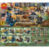 LELE 36019 non  8 NHÂN VẬT NHỎ bộ đồ chơi xếp lắp ráp ghép mô hình Pubg Battlegrounds Bắn Súng 145954 khối