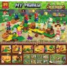 LELE 33137 non  PHIÊN BẢN KẾT HỢP CẢNH SUPER MARIO 8 bộ đồ chơi xếp lắp ráp ghép mô hình Minecraft Game Xây Dựng