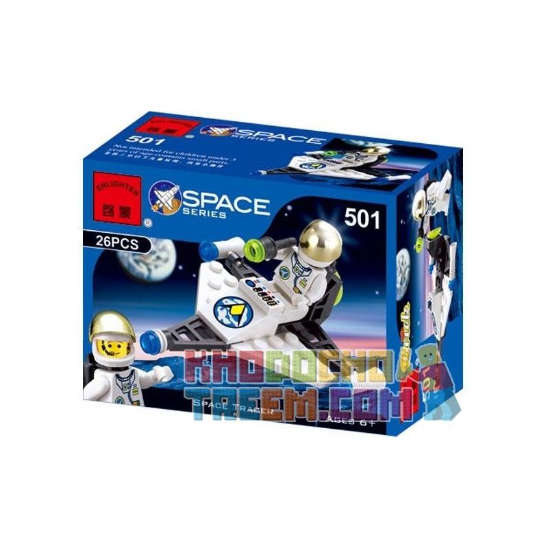 NOT  DROID SCOUT 1858 Enlighten 501 Qman 501 xếp lắp ráp ghép mô hình DROID SCOUT HƯỚNG ĐẠO THÁM HIỂM KHÔNG GIAN ROBOT TRINH SÁT Space 23 khối