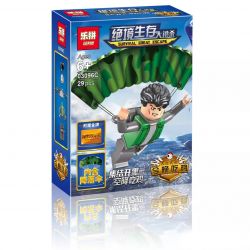 LEPIN 03096A 03096B 03096C 03096D 03096E 03096F non  DESPERATE SURVIVAL BATTLE ROYALE DÙ MINIFIGURE 6 bộ đồ chơi xếp lắp ráp ghép mô hình Survival Great Escape Cuộc Đào Thoát Sinh Tử 174 khối