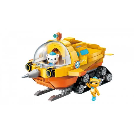Enlighten 3704 Qman 3704 non  THUYỀN KỲ LÂN BIỂN bộ đồ chơi xếp lắp ráp ghép mô hình Octonauts Thám Hiểm Đại Dương 275 khối