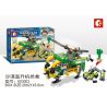SEMBO 603003 non  TRỰC THĂNG CỨU HỘ SA MẠC bộ đồ chơi xếp lắp ráp ghép mô hình Rescue Team Đội Cứu Hộ 267 khối