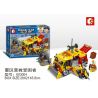 SEMBO 603004 non  GIẢI CỨU NHỮNG NGƯỜI BỊ MẮC KẸT TRONG VÙNG ĐỘNG ĐẤT bộ đồ chơi xếp lắp ráp ghép mô hình Rescue Team Đội Cứu Hộ 215 khối