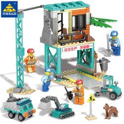 Kazi KY80457 80457 non  TRỤ SỞ DỰ ÁN ĐỊA ĐIỂM XÂY DỰNG PHÁ DỠ NHÀ KÍNH KHO BẢO TRÌ bộ đồ chơi xếp lắp ráp ghép mô hình City CONSTRUCTION Thành Phố 314 khối
