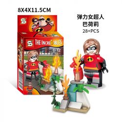 SHENG YUAN SY 1089 non  8 NHÂN VẬT NHỎ bộ đồ chơi xếp lắp ráp ghép mô hình The Incredibles 2 Gia Đình Siêu Nhân 198 khối