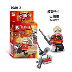 SHENG YUAN SY 1089 non  8 NHÂN VẬT NHỎ bộ đồ chơi xếp lắp ráp ghép mô hình The Incredibles 2 Gia Đình Siêu Nhân 198 khối