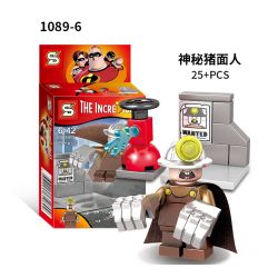 SHENG YUAN SY 1089 non  8 NHÂN VẬT NHỎ bộ đồ chơi xếp lắp ráp ghép mô hình The Incredibles 2 Gia Đình Siêu Nhân 198 khối