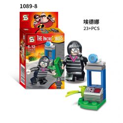SHENG YUAN SY 1089 non  8 NHÂN VẬT NHỎ bộ đồ chơi xếp lắp ráp ghép mô hình The Incredibles 2 Gia Đình Siêu Nhân 198 khối