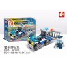 SHENG YUAN SY 602002 non  XE CẢNH SÁT bộ đồ chơi xếp lắp ráp ghép mô hình Future Police Cảnh Sát Tương Lai 70 khối