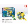 SHENG YUAN SY 602003 non  TÀU NGẦM KHẢO SÁT BIỂN SÂU CỦA CẢNH bộ đồ chơi xếp lắp ráp ghép mô hình Future Police Cảnh Sát Tương Lai 82 khối