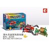 SHENG YUAN SY 602008 non  THỢ LẶN ĐÁNH CẮP KHO BÁU DƯỚI BIỂN bộ đồ chơi xếp lắp ráp ghép mô hình Future Police Cảnh Sát Tương Lai 83 khối
