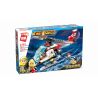Enlighten 2803 Qman 2803 non  MÁY BAY CỨU HỘ TIÊN PHONG bộ đồ chơi xếp lắp ráp ghép mô hình Fire Rescure FIRERESCUE Cứu Hỏa 117 khối