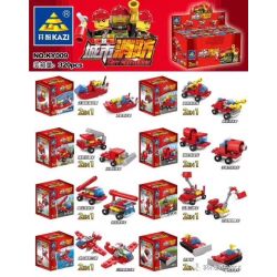 Kazi KY009 non  8 LOẠI PHƯƠNG TIỆN CHỮA CHÁY ĐÔ THỊ bộ đồ chơi xếp lắp ráp ghép mô hình City CITY FIRE SERIES Thành Phố