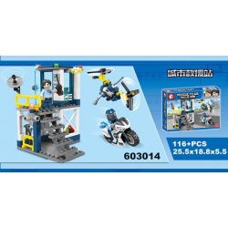 SEMBO 603014 non  TRẠM CỨU HỘ TP. bộ đồ chơi xếp lắp ráp ghép mô hình Rescue Team Đội Cứu Hộ 116 khối