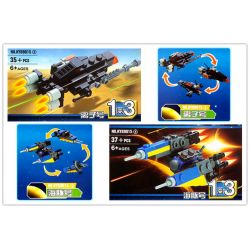 Kazi KY89015 89015 non  4 LOẠI TÀU VŨ TRỤ KẾT HỢP CUỐI CÙNG bộ đồ chơi xếp lắp ráp ghép mô hình Star Wars Chiến Tranh Giữa Các Vì Sao 154 khối